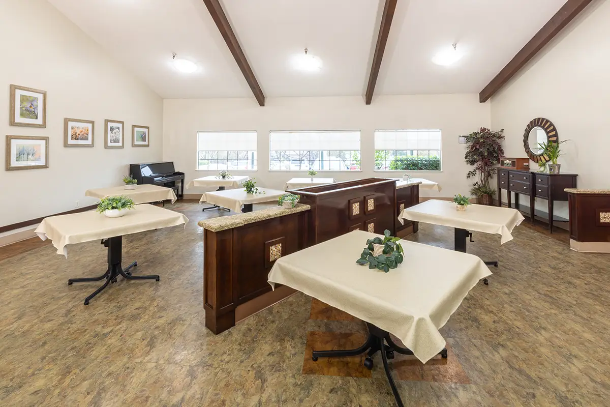 The dining room at Oak River