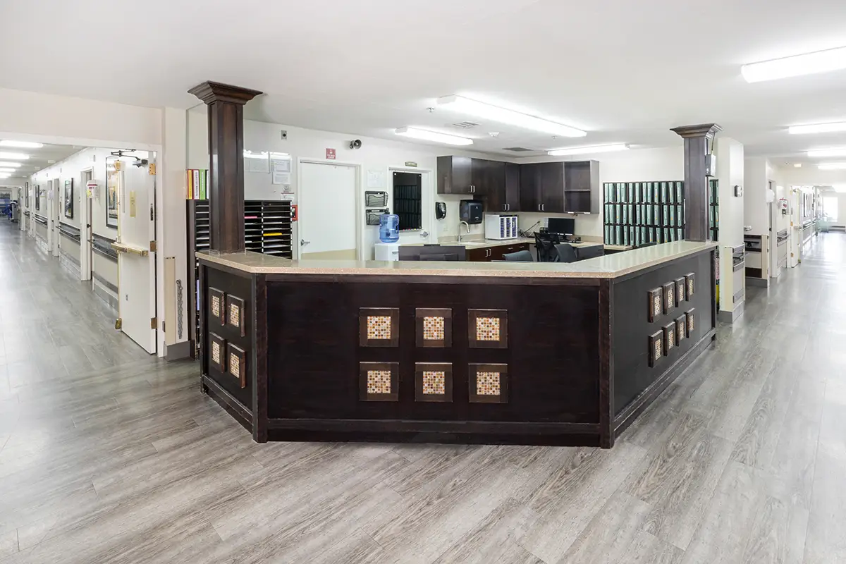 The nurses station at Oak River